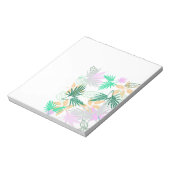 熱帯ビブ葉ス植物 ノートパッド (回転)