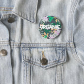 熱帯ビブ葉ス植物 缶バッジ (インサイチュ)