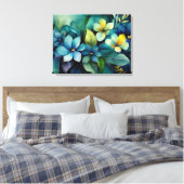 熱帯ビブ キャンバスプリント (インサイチュ (寝室))