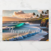 熱帯ビブ スパークリングワインラベル (シングルラベル)