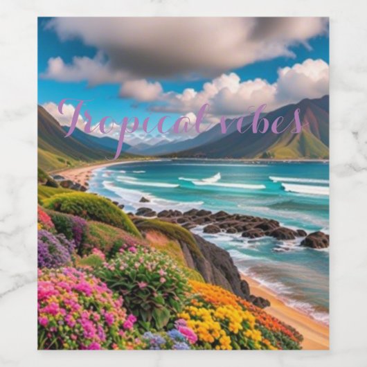 熱帯ビブ ワインラベル (シングルラベル)