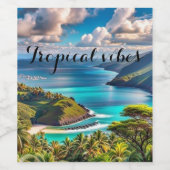 熱帯ビブ ワインラベル (シングルラベル)