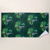 熱帯ビベス ビーチタオル (正面)