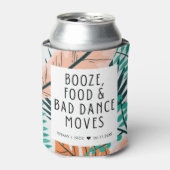 熱帯ビーチおもしろい結婚式の引き出物 缶クーラー (缶正面)