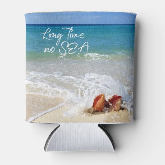 熱帯ビーチことわざロングタイムノシー 缶クーラー (正面)