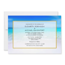 熱帯ビーチとターコイズ海結婚