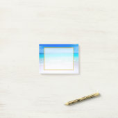 熱帯ビーチとターコイズ海 ポストイット (デスク上)