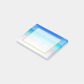 熱帯ビーチとターコイズ海 ポストイット (アングル)