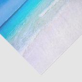 熱帯ビーチとターコイズ海 薄葉紙 (詳細)