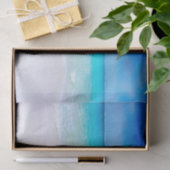 熱帯ビーチとターコイズ海 薄葉紙 (ギフト)