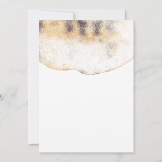 熱帯ビーチのエキゾチックなシュロの葉のベビーシャワー 招待状 (裏面)