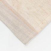 熱帯ビーチの傘：白、ヤシ。 フリースブランケット (角)