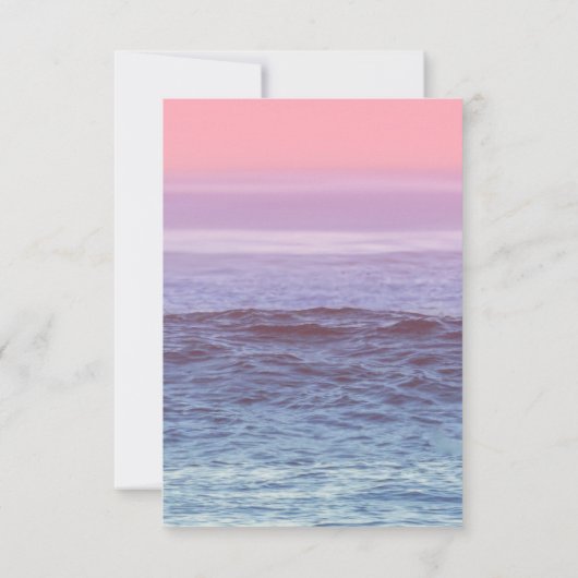 熱帯ビーチの卒エレガント業会 招待状 (裏面)