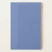 熱帯ビーチの夕焼け プランナー手帳 (裏面)