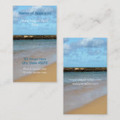 熱帯ビーチの楽園の名刺 名刺 (正面/裏面)