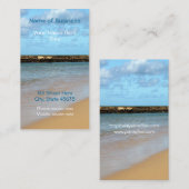 熱帯ビーチの楽園の名刺 名刺 (正面/裏面)