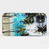 熱帯ビーチの海のカスタムなiPhoneの場合 Case-Mate iPhoneケース (裏面(横))