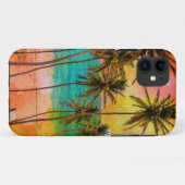 熱帯ビーチの海のカスタムなiPhoneの場合 Case-Mate iPhoneケース (裏面(横))