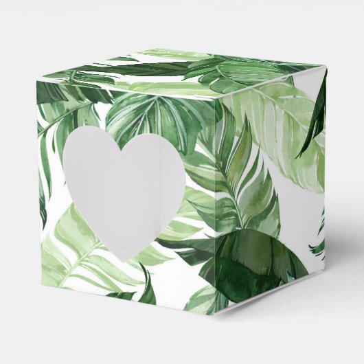 熱帯ビーチの葉 フェイバーボックス (正面サイド)