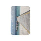 熱帯ビーチをテーマにした静かな バスマット (正面縦)