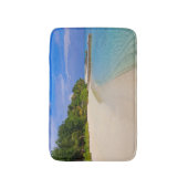 熱帯ビーチをテーマにした バスマット (正面縦)