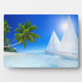 熱帯ビーチアートデコールプラーク フォトプラーク (正面)
