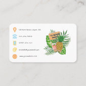 熱帯ビーチイベントコーディネーターQRコード 名刺 (裏面)