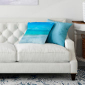 熱帯ビーチインティール(緑がかった色)アクアターコイズブルーフロリダ クッション