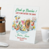 熱帯ビーチカクテルフルーツバチェロレッテ 台座サイン (インサイチュ)