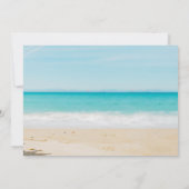 熱帯ビーチカッコいいパイナップル退職パーティー 招待状 (裏面)