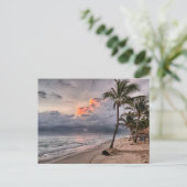 熱帯ビーチカリブの ポストカード (スタンド正面)