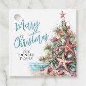 熱帯ビーチクリスマス フェイバータグ (正面)