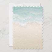 熱帯ビーチグリッターパーム セーブザデート (裏面)