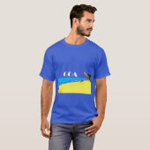 熱帯ビーチゴア（インド）。暗い色で Tシャツ (正面フル)