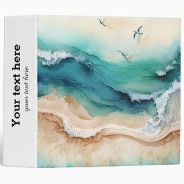 熱帯ビーチサマー3リングバインダー