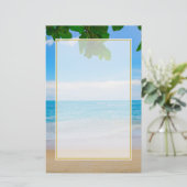 熱帯ビーチサンサンド&シー 便箋 (スタンド正面)