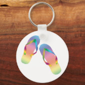 熱帯ビーチサンダル1 キーホルダー (正面)