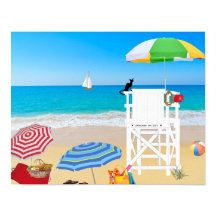 熱帯ビーチサンドライフガードタワー