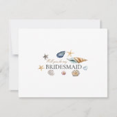 熱帯ビーチシェルブリーズメイド提案カード セーブザデート (正面)