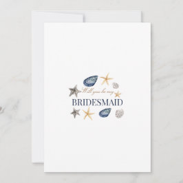 熱帯ビーチシェルブリーズメイド提案カード セーブザデート