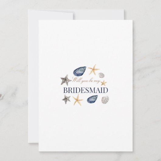 熱帯ビーチシェルブリーズメイド提案カード セーブザデート (正面)