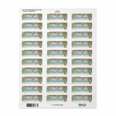 熱帯ビーチシーウズインラブ，ハート ラベル (フルシート)