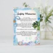 熱帯ビーチシーシェル安全対策 エンクロージャーカード (スタンド正面)