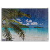 熱帯ビーチシーン カッティングボード (正面)