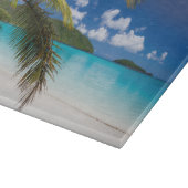 熱帯ビーチシーン カッティングボード (角)