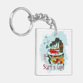 熱帯ビーチシーン キーホルダー (正面左)