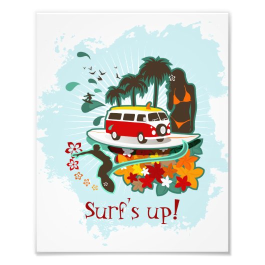 熱帯ビーチシーン フォトプリント (正面)