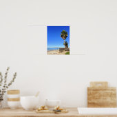 熱帯ビーチシーン ポスター (キッチン)