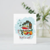 熱帯ビーチシーン ポストカード (スタンド正面)