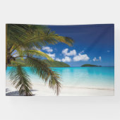 熱帯ビーチシーン 横断幕 (横)